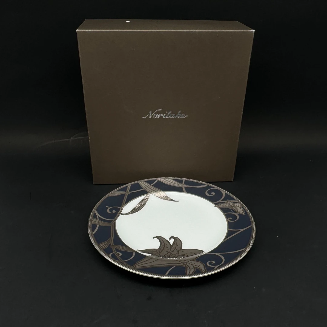 Noritake/则武 百合银彩系列.餐盘 铂金 高档餐具酒店用品