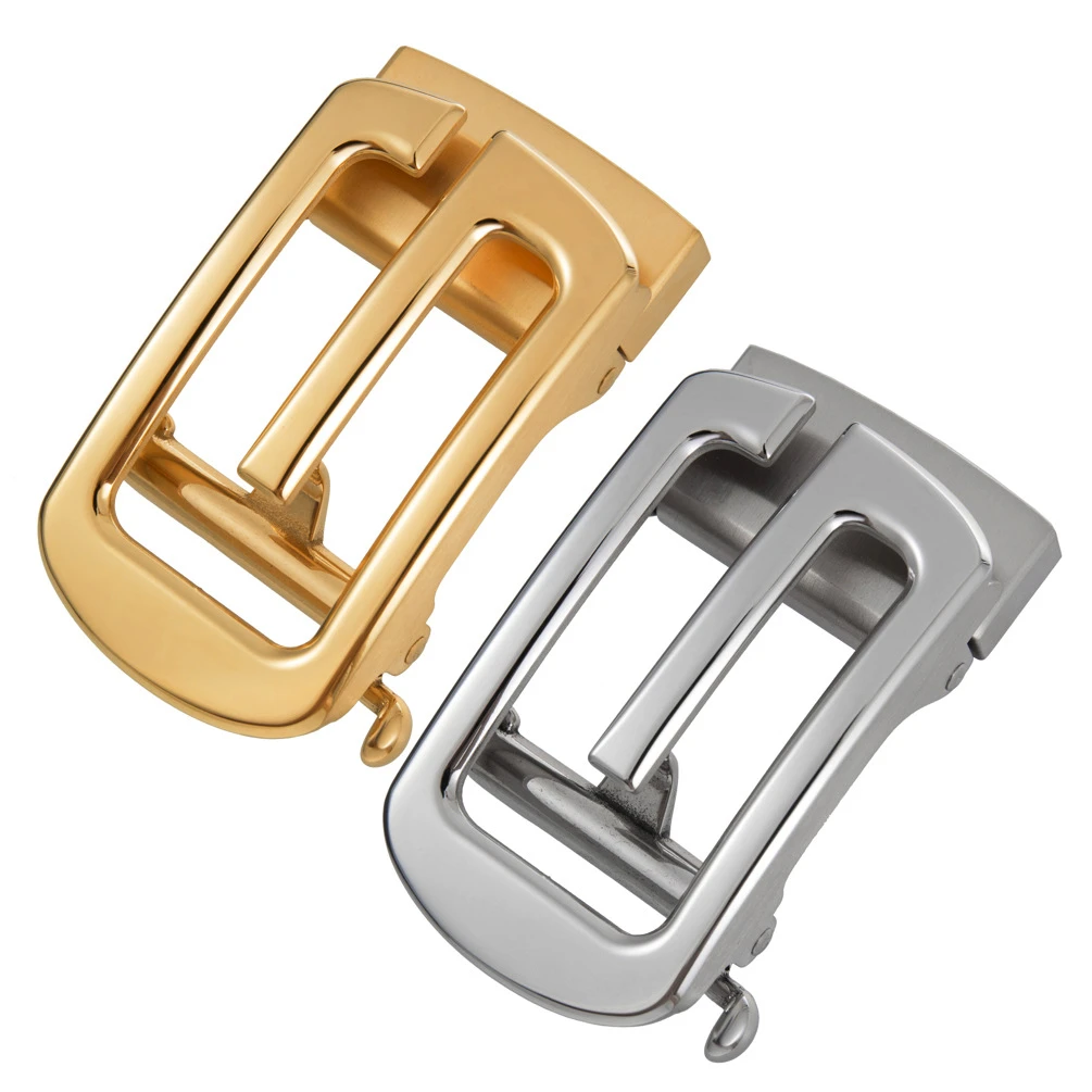 自动扣不锈钢自动扣头纯不锈钢材质内3.6以下宽度带身可用