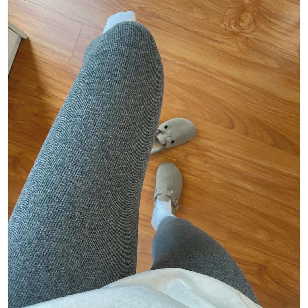 【竖纹360克】加厚精梳棉保暖显瘦打底袜连裤微压瘦腿打底裤可外穿