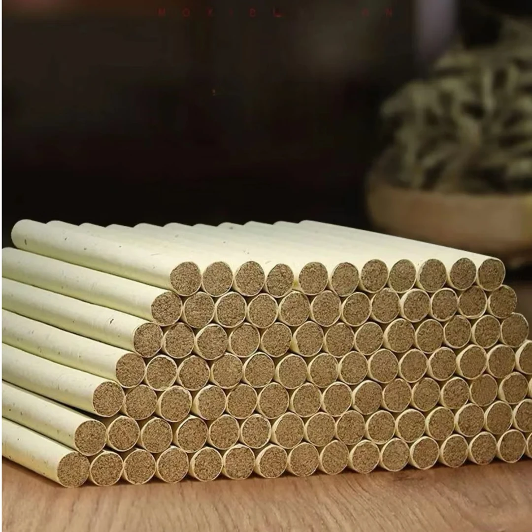 【100支陈艾条】1.8*20三年陈端午艾发酵二道绒纯手工制作品质艾条