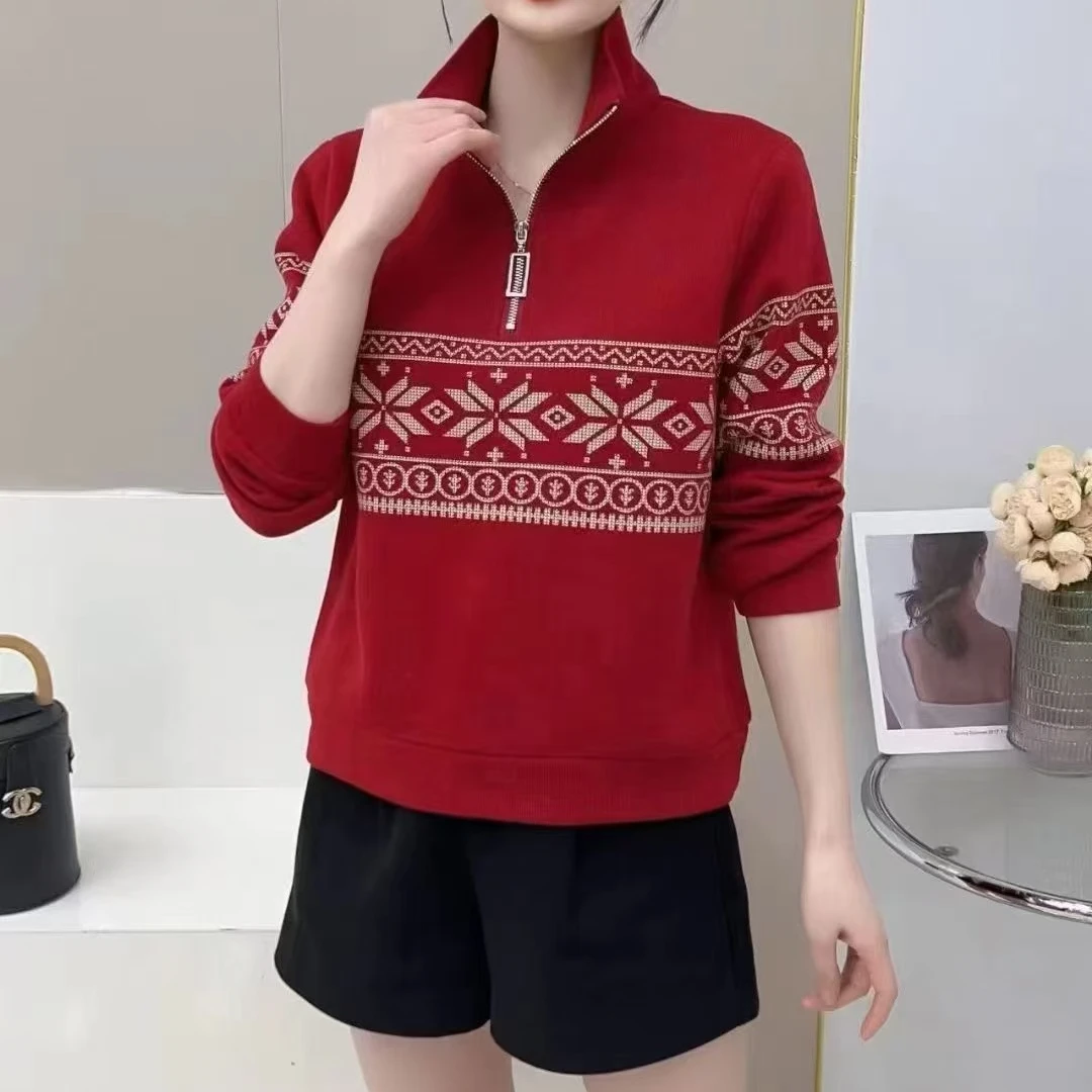 8877款显瘦双面绒百搭时尚上衣