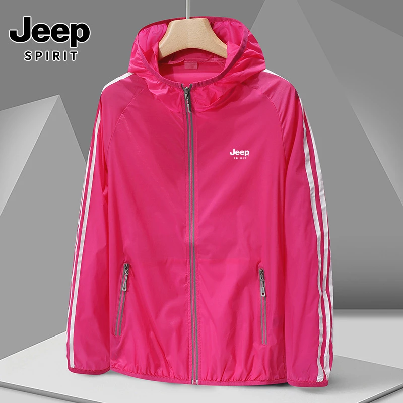 JEEP夏季防晒衣服男防紫外线女皮肤衣1901薄款休闲透气百搭户外套