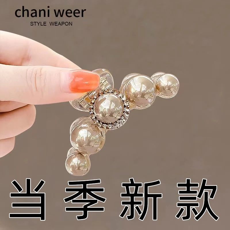 合金发饰 网红爆款loopy发夹时尚百搭ins抓夹后脑勺鲨鱼夹大抓夹