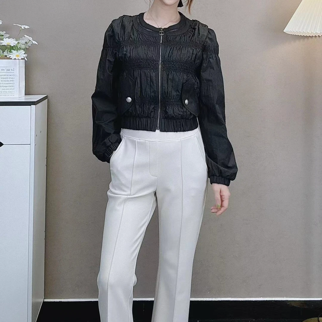 《小朴服饰》气质时尚春款长袖百搭上衣女外套