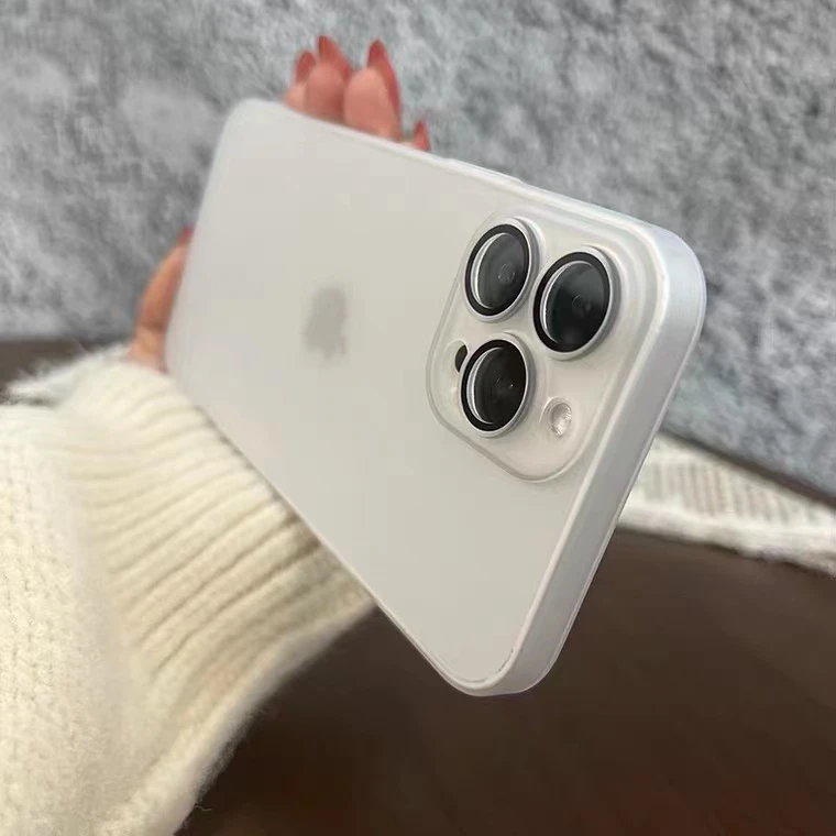 【适用苹果】新款磨砂iphone14/15手机壳13/12全包自带镜头膜防尘网
