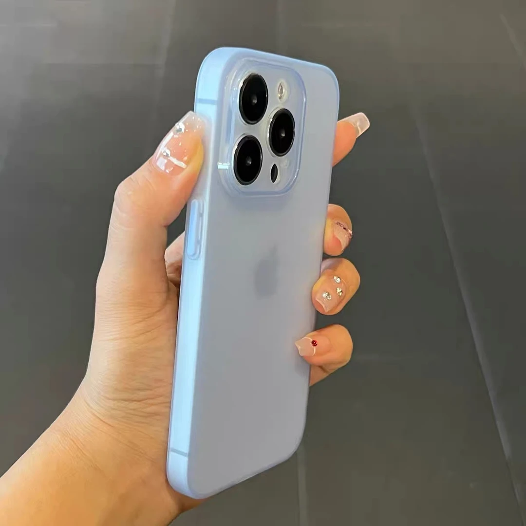 磨砂超薄iphone15promax手机壳适用苹果14pro/13全包12硅胶11抗指