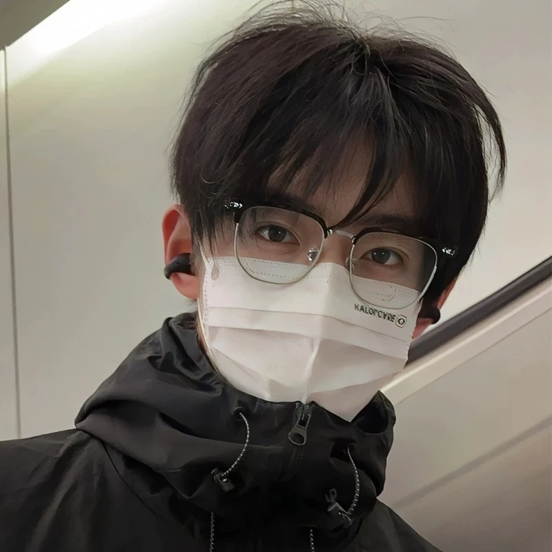 半框眼镜男款高级感近视可配度数男士斯文败类专业网上配镜防蓝光