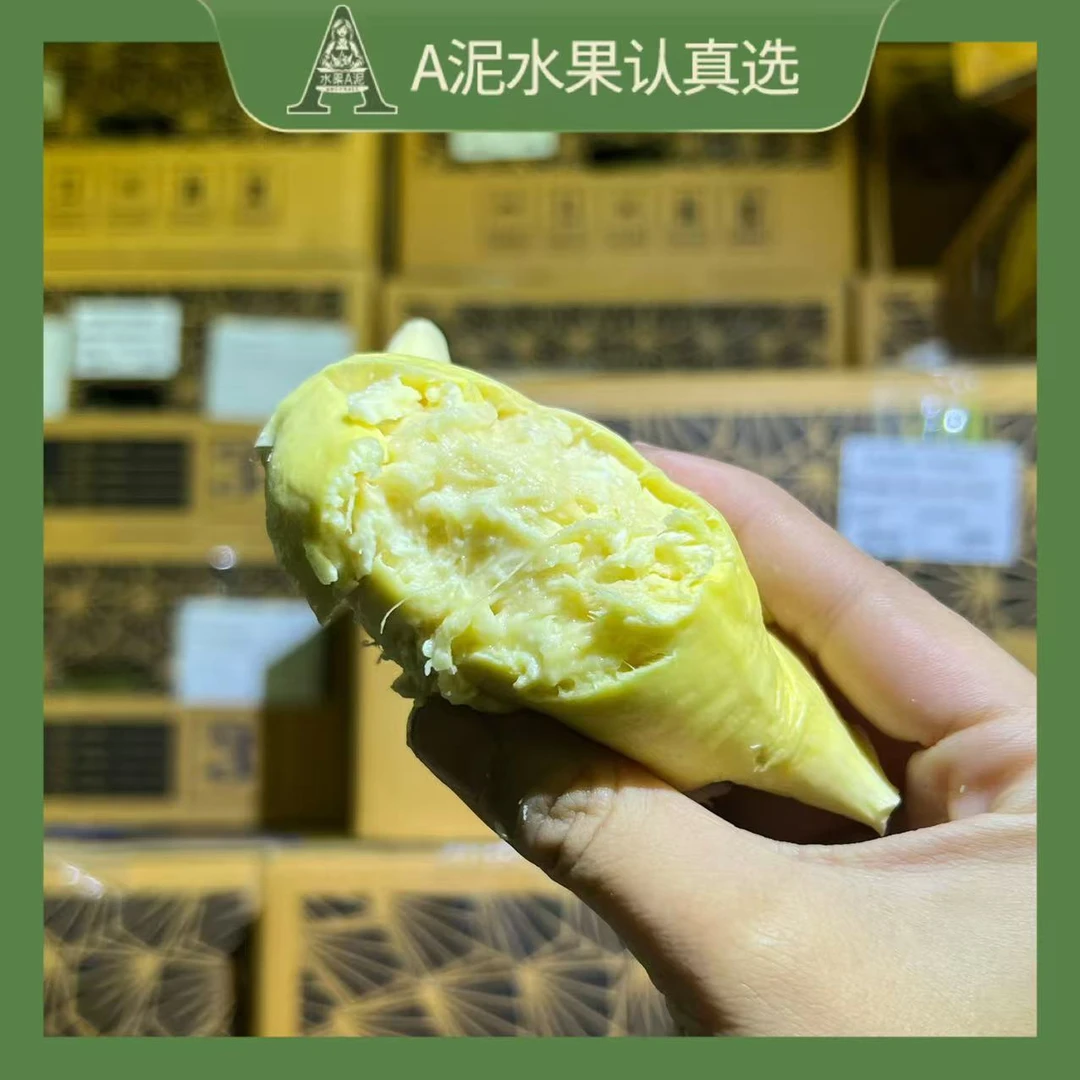 泰国金刺宝宝树熟金枕榴莲 核小肉厚软糯香甜【坏果包赔+顺丰快递】