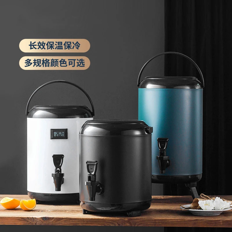 伟纳斯奶茶桶商用保温桶大容量不锈钢饮料摆摊豆浆早餐店专用茶桶