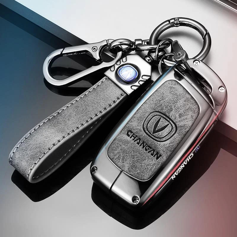 2021款长安cs85coupe钥匙套cs35plus汽车cs95壳cs15高档男士包扣