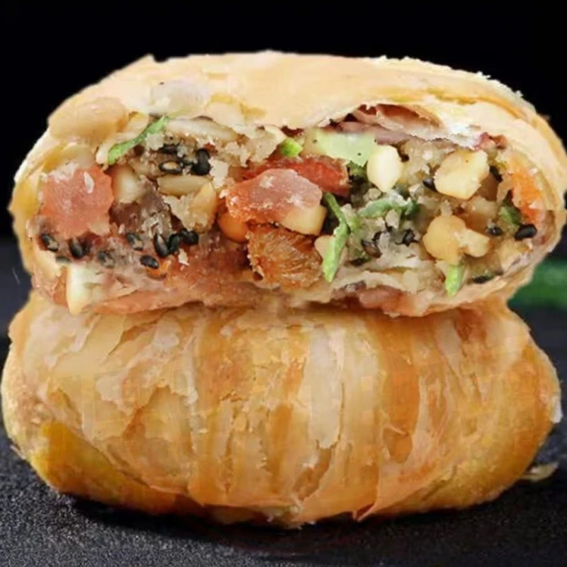 【半价抢12个】苏式月饼酥皮多口味老月饼酥皮月饼老式月饼小吃零食