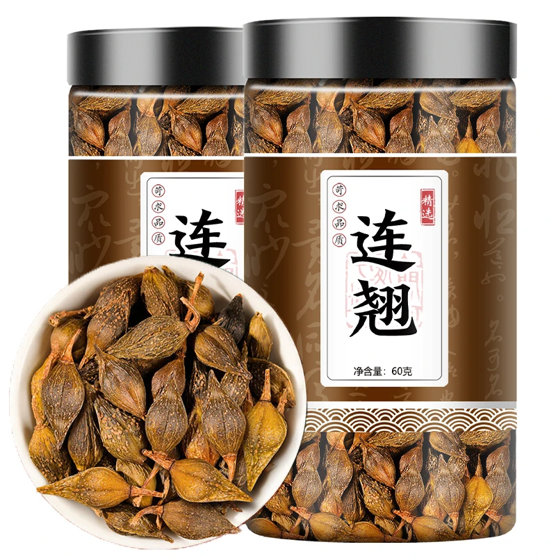 精选连翘60g中药材搭配金银花叶菜甘草连翘茶青翘手选新货优包邮