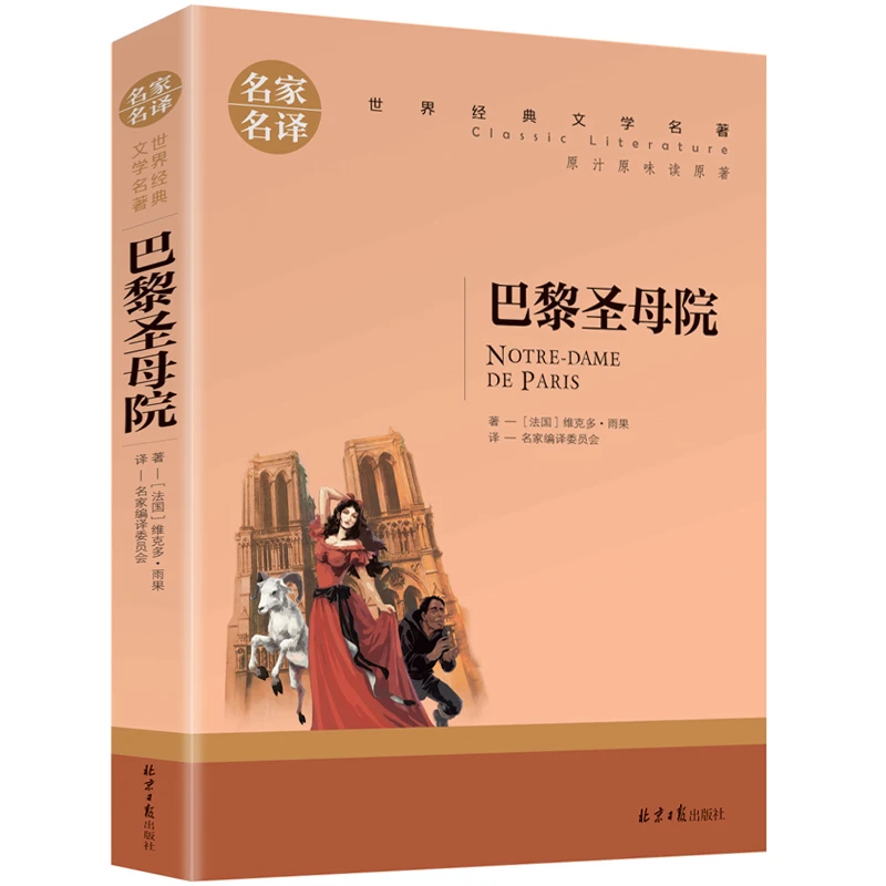 巴黎圣母院原著正版雨果著青少年版小学生初中高中学生课外