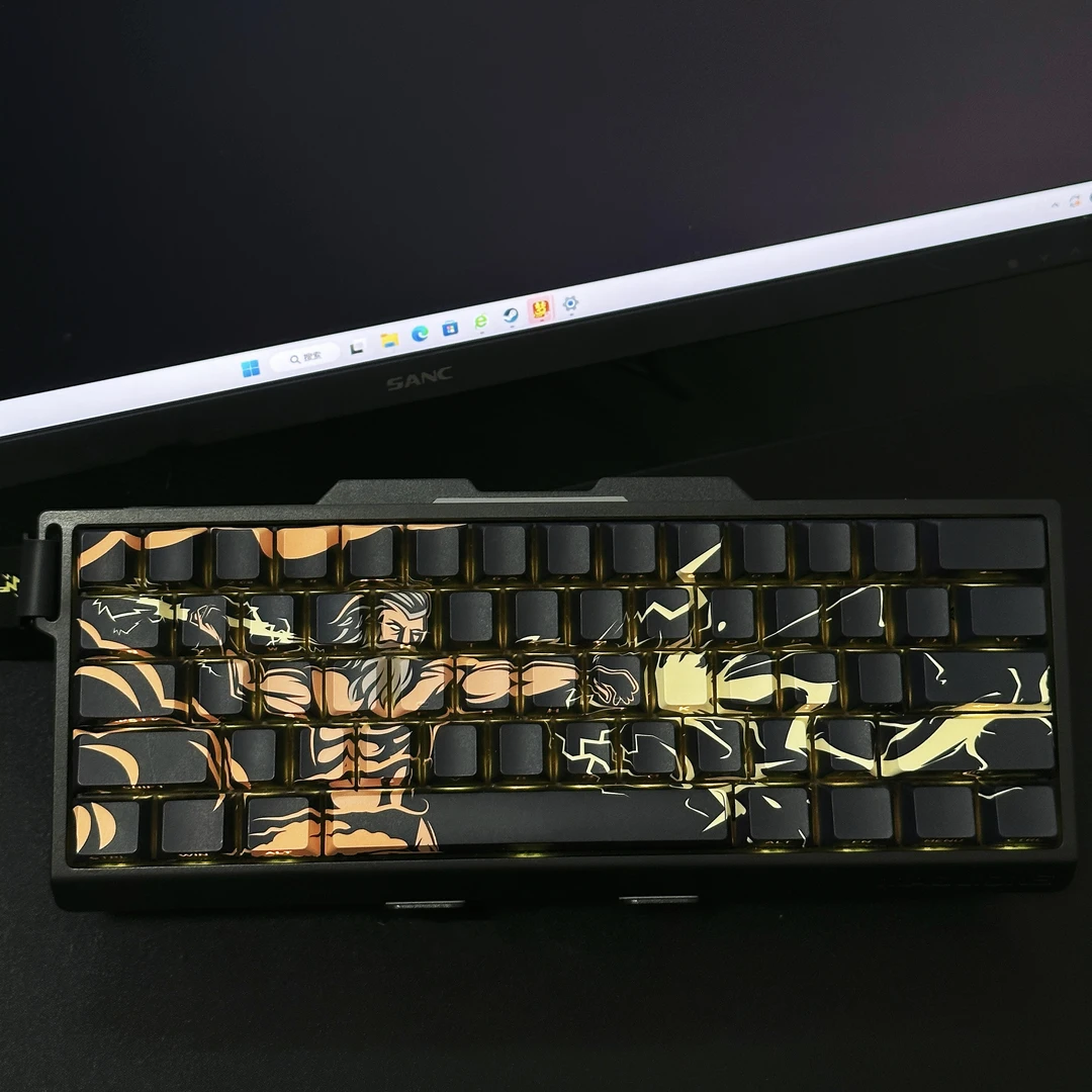 宙斯侧刻键帽 希望哥原创设计 原厂高度热升华PBT材质侧刻键帽