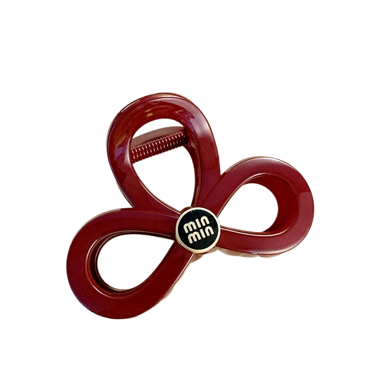 【澜语】原创设计秋冬minmin三叶草抓夹网红爆款8cm高级感发夹百搭