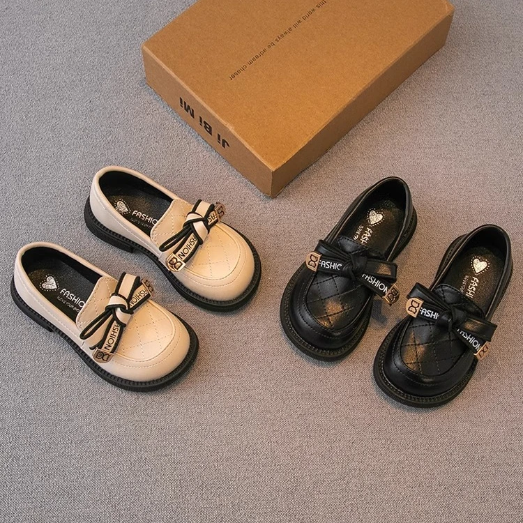 ABC女童 小皮鞋2025春秋季新款儿童鞋子小女孩公主鞋豆豆鞋单鞋
