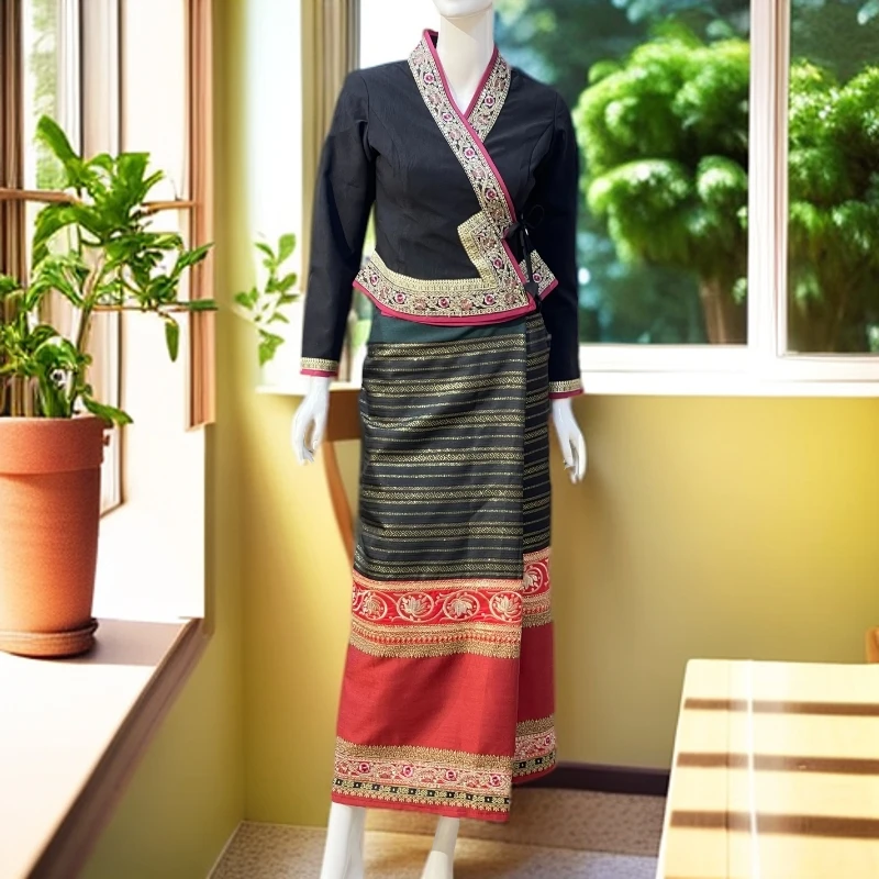 隋金金云南少数民族服饰西双版纳傣族服饰民族风服饰女装今年新款