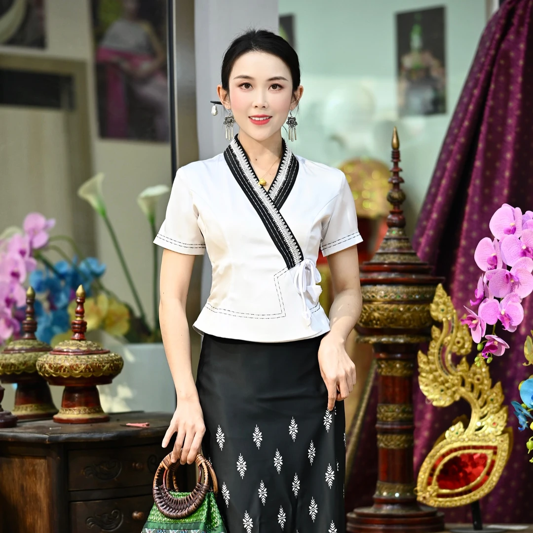 云南西双版纳隋金金民族服饰原创服饰少数民族风服饰傣族服饰新款