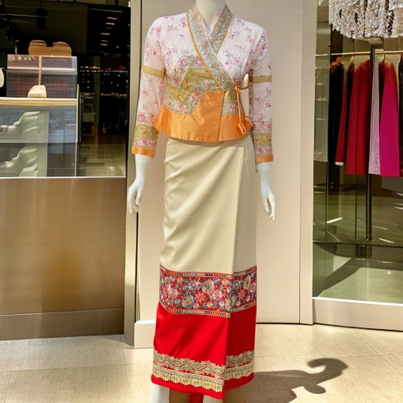 隋金金云南少数民族服饰西双版纳傣族服饰民族风服饰女装今年新款