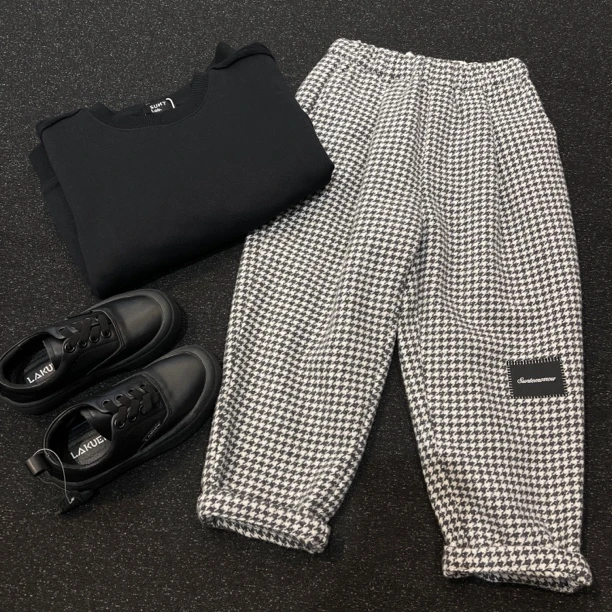 24644高端童装秋冬新款裤子B13-2-2儿童女童休闲裤