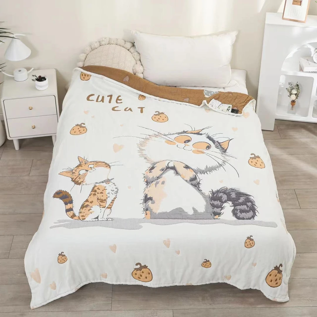 【夏日憧憬】升级版多功能泡芙云朵棉泡芙被150cm*200cm