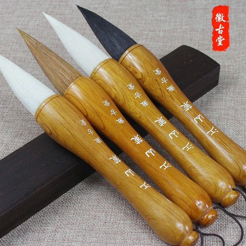 兼毫羊毫狼毫熊毫斗笔粗大毛笔特大号写春联对联大字字横幅抓笔