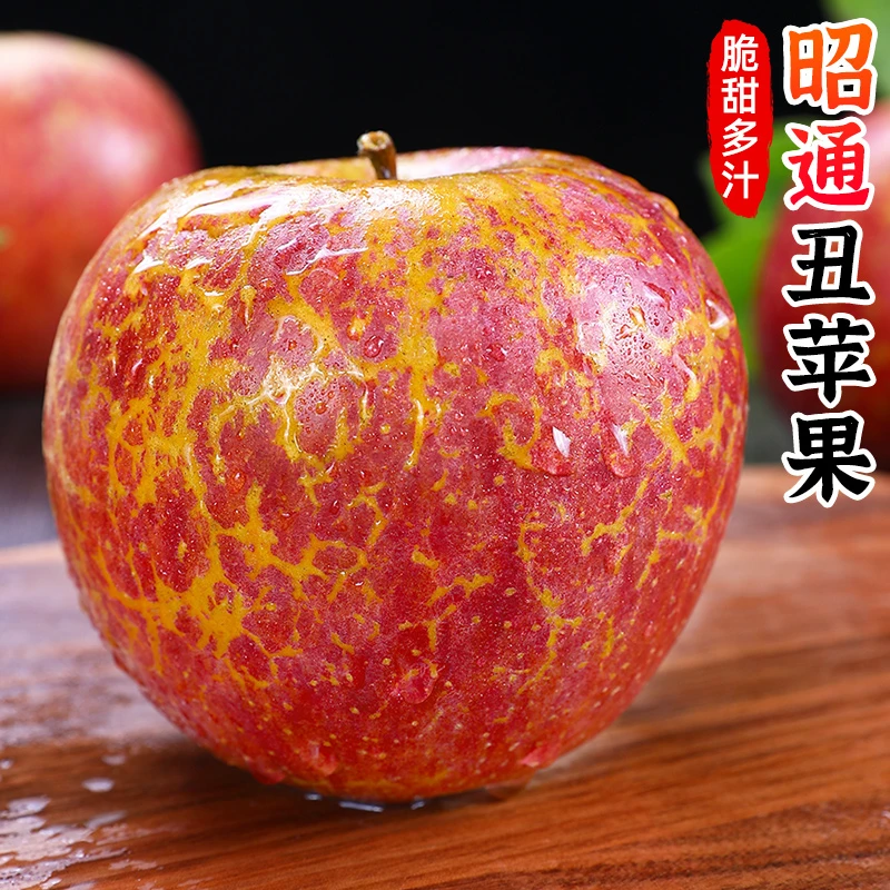 【脆甜多汁】云南昭通丑苹果3-5斤红苹果甜脆糖心苹果当季新鲜水果