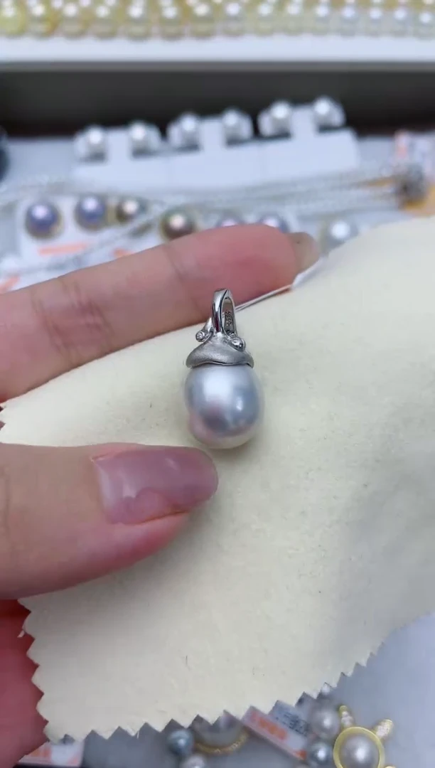 【闪购商品】海水珍珠颈饰银S925镶嵌W146