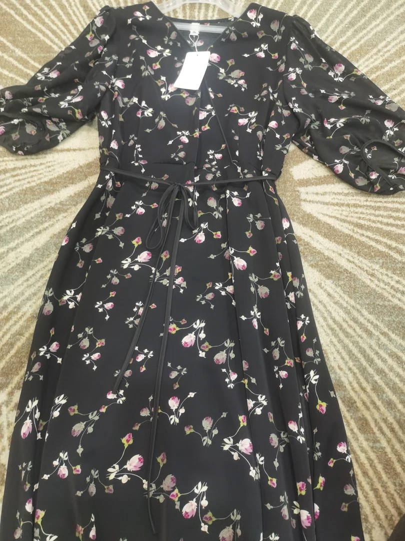 6062夏季女装连衣裙碎花显瘦气质休闲