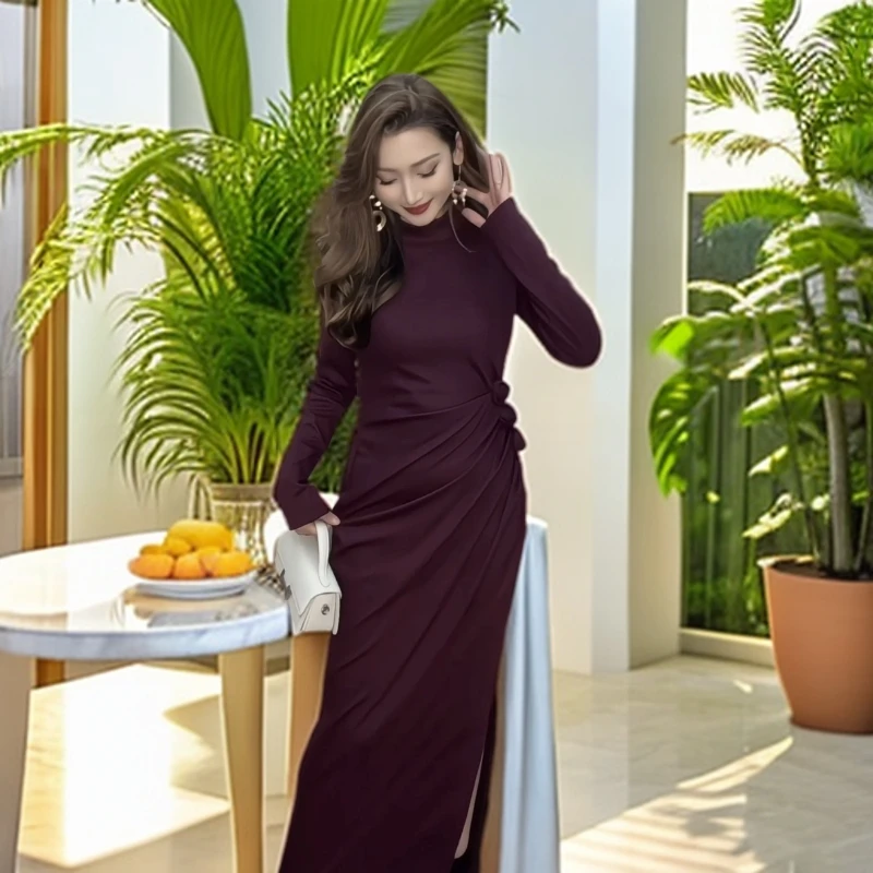 爆款连衣裙时尚版显瘦气质