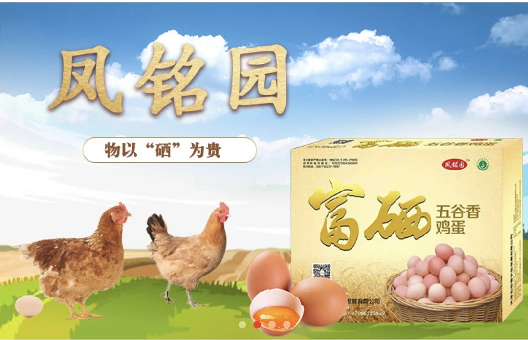 凤铭园 富硒鸡蛋30枚礼盒邮寄包装