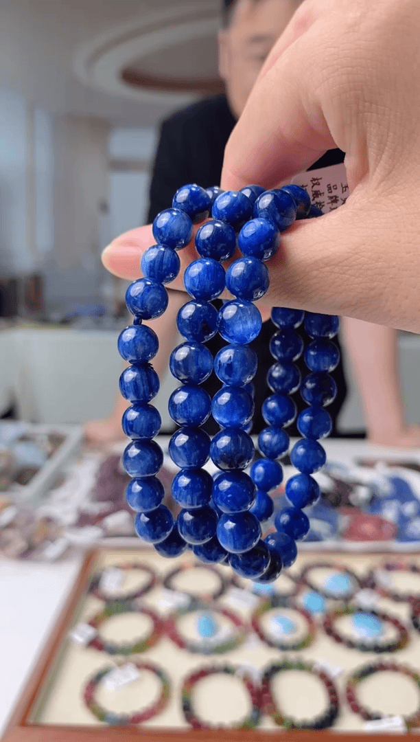 【闪购商品】水晶手链未镶嵌蓝晶石手串8mm+