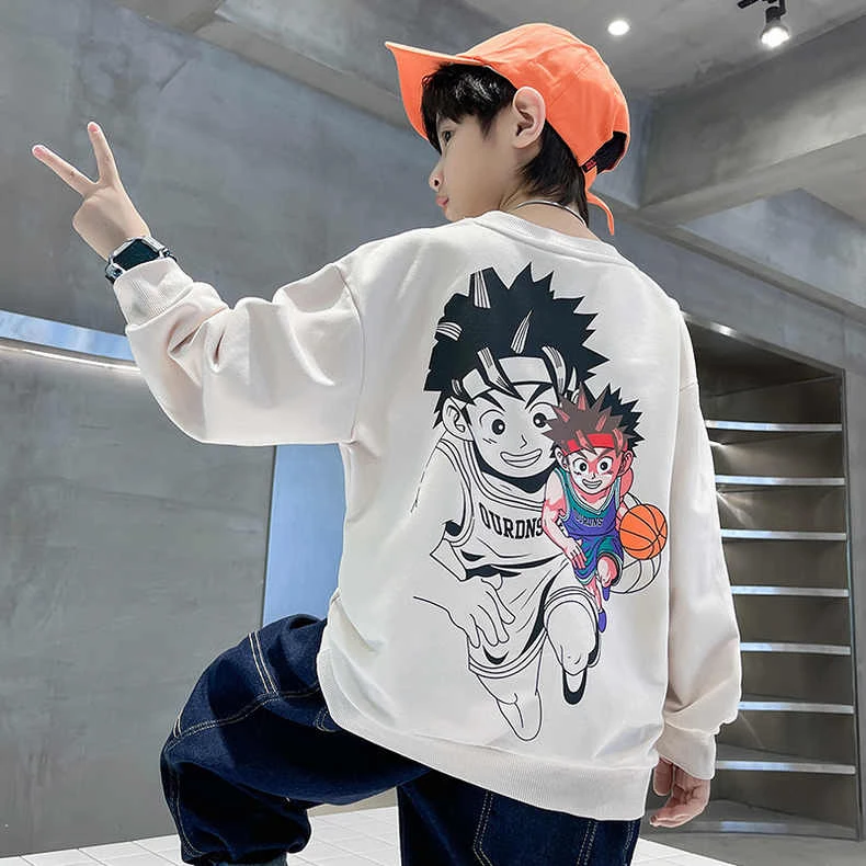 【篮球小子卫衣】2024新款长袖卫衣棉质春秋新款潮流潮牌卫衣动漫