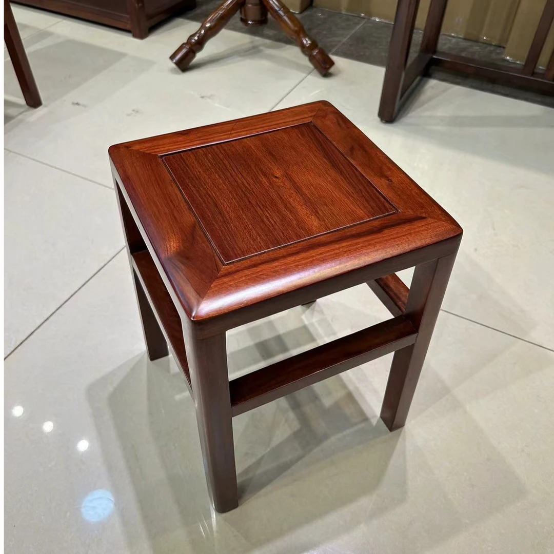新（28*28*36高)乌金木小方凳家用客厅成人矮凳板凳茶几凳换鞋凳