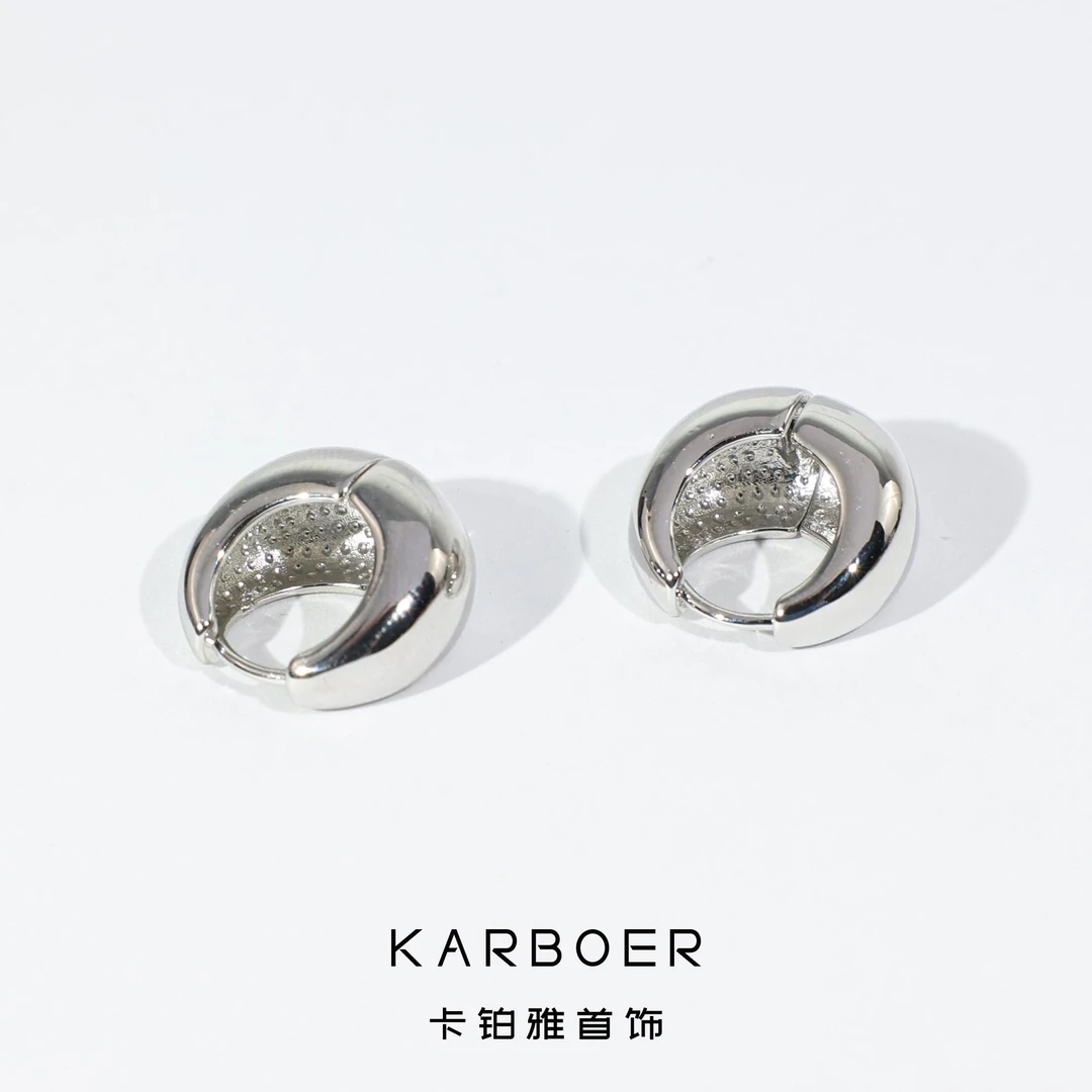 铜合金耳饰 气质时尚百搭小众欧美简约个性耳环~7790