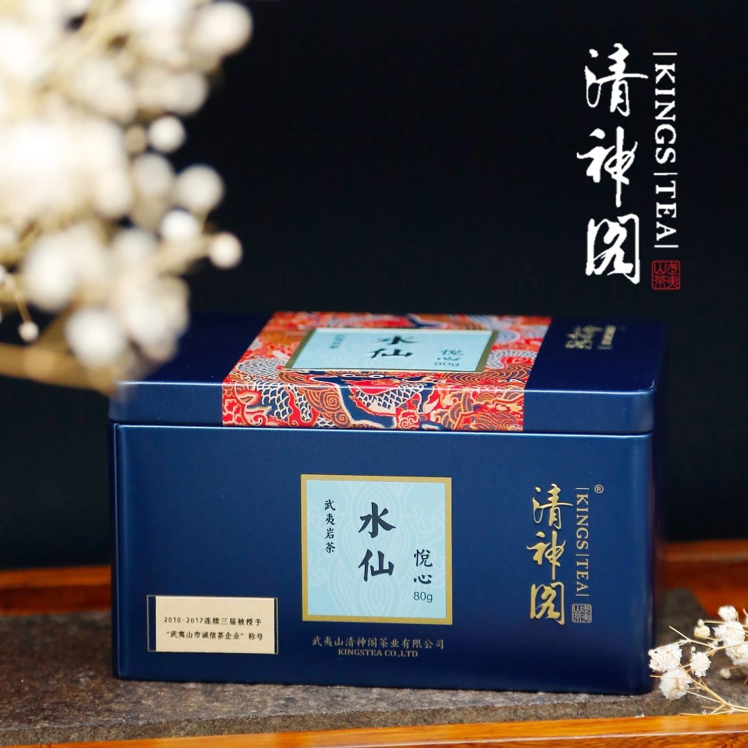 KINGSTEA/清神阁武夷岩茶（悦心）水仙8g*10泡/盒