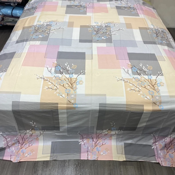 小帆布2.4米×2.5米灰枝花布料加工床单