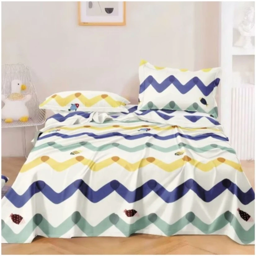 小帆布2.4米×2.5米卡通鱼恋的布加工床单