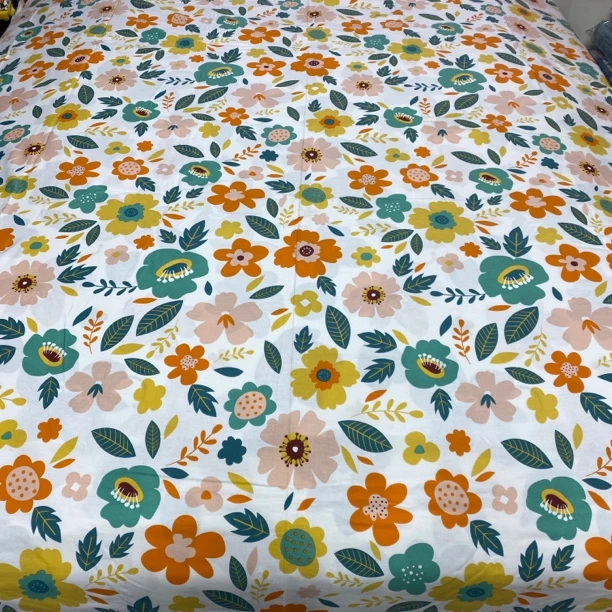 花开遍地2.4米×2.4米花开遍地加工定制床单