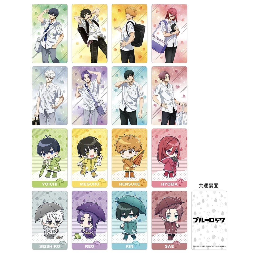 蓝锁拍立得盲盒 蓝色监狱秋雨拍立得卡牌盲盒 Movic日谷正版