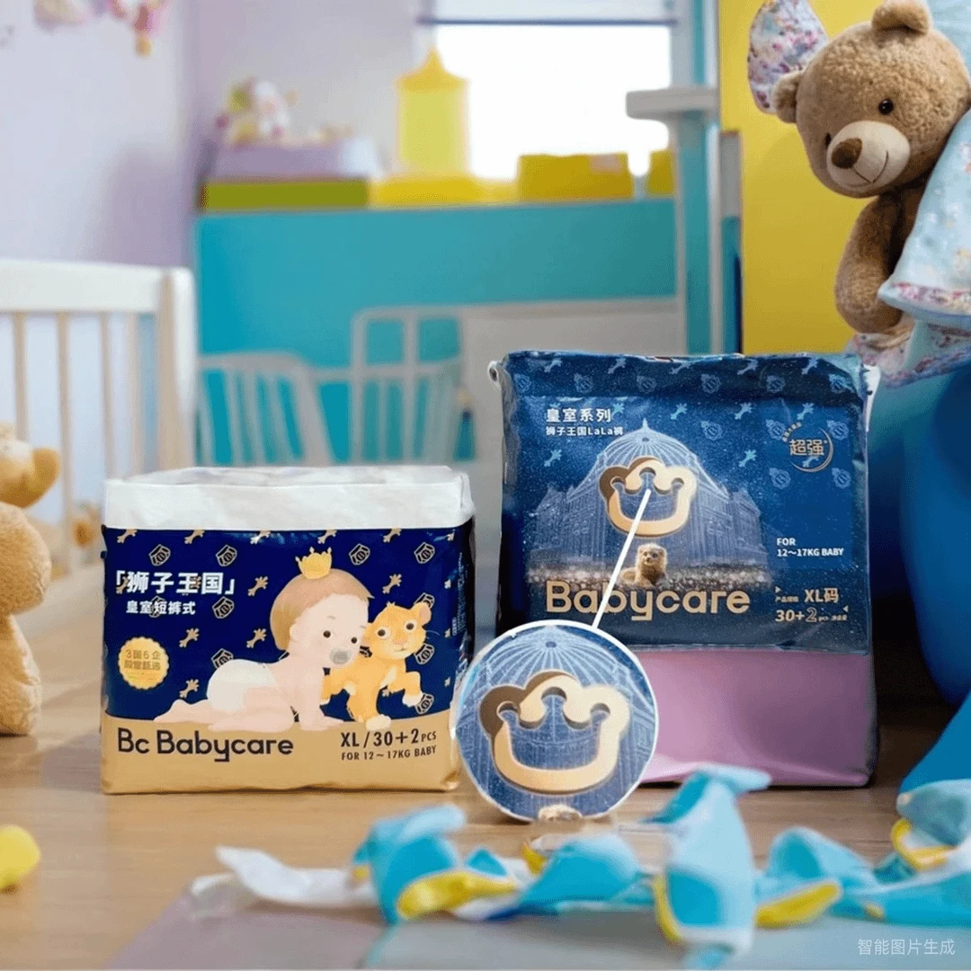 狮子纸尿裤新生儿超薄透气尿不湿尿片