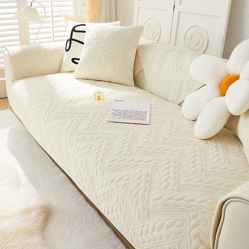 2025新款四季通用沙发垫子简约防滑皮沙发套罩轻奢高端坐垫子盖巾