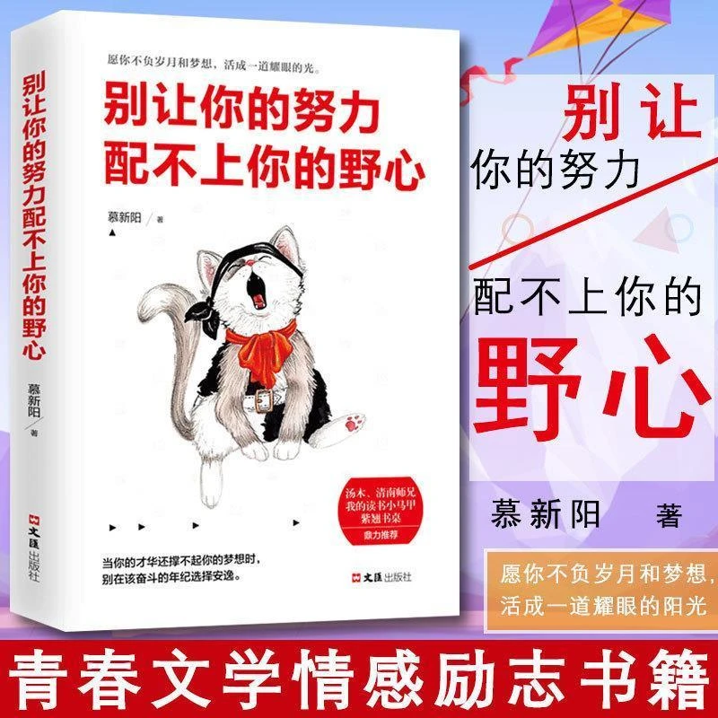 别让你的努力配不上你的野心 慕新阳的书 现当代文学随笔青春书籍