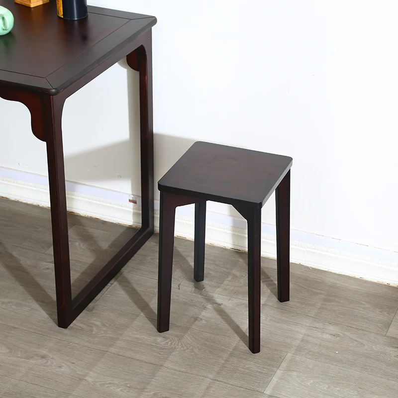 【四方方凳】家用木凳客厅餐桌凳中式复古商用方凳子椅子四方木凳子