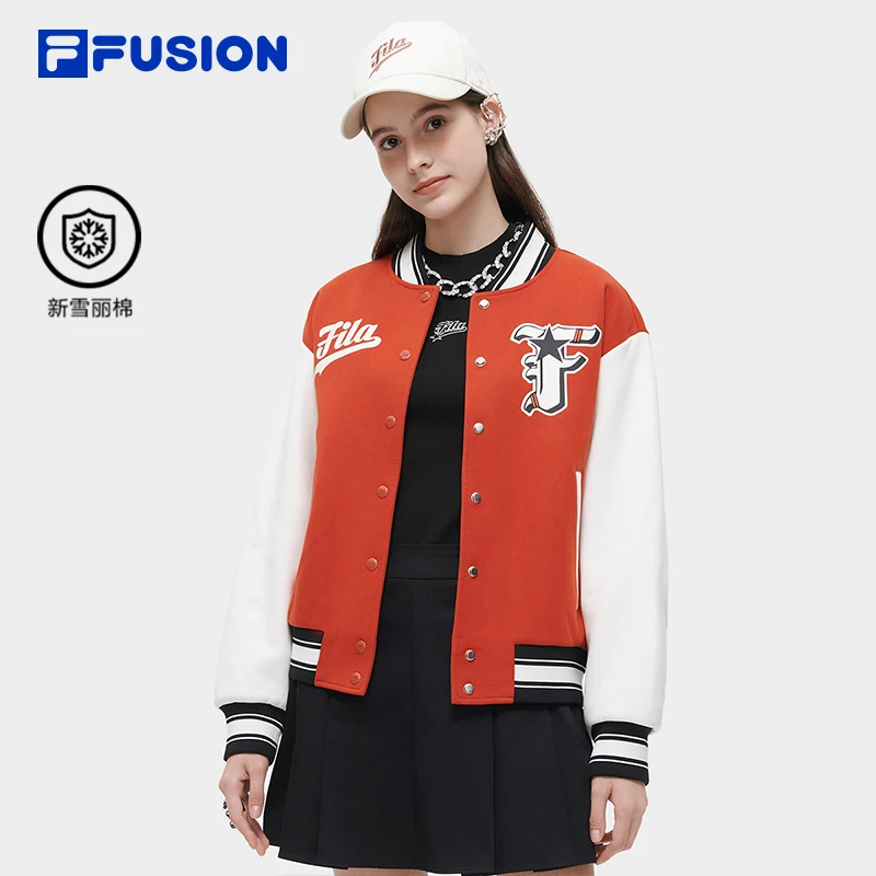 Fila/斐乐新年穿搭冬季棒球服经典时尚宽松棒球服保暖T11W412901F