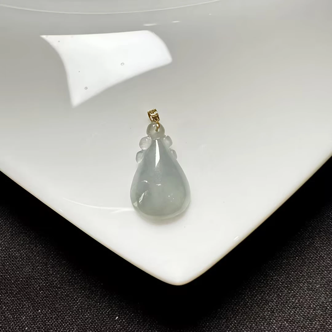 迷你冰胶如意翡翠葫芦