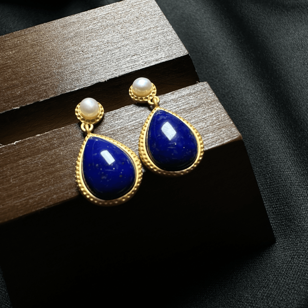 铜合金亚克力耳饰 温润朝生S925耳钉