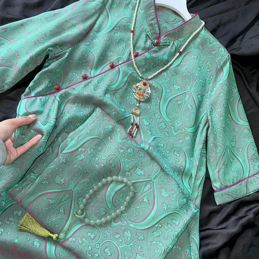 1101-常熟新中式夏季气质网红复古中国风套装设计师