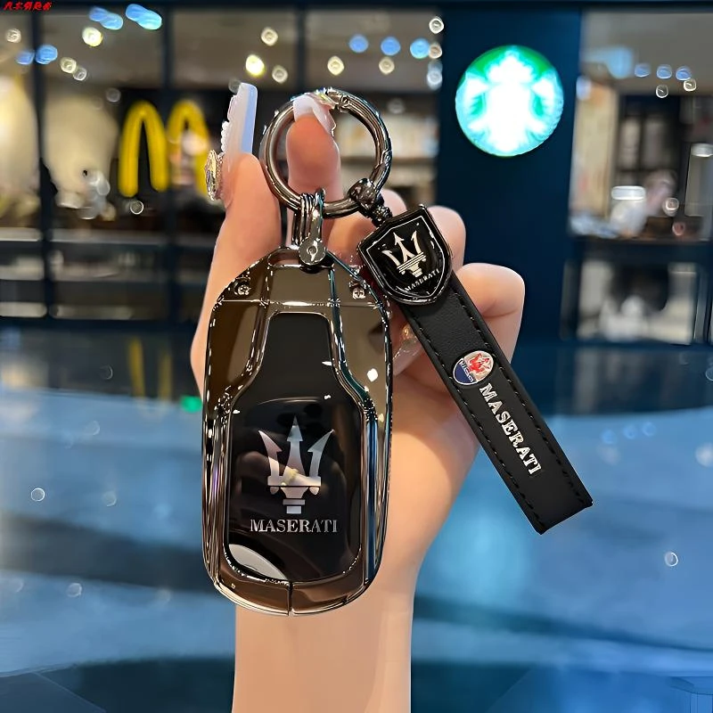适用全新玛莎拉蒂钥匙套莱万特车吉博力 levante 总裁qt高级壳扣