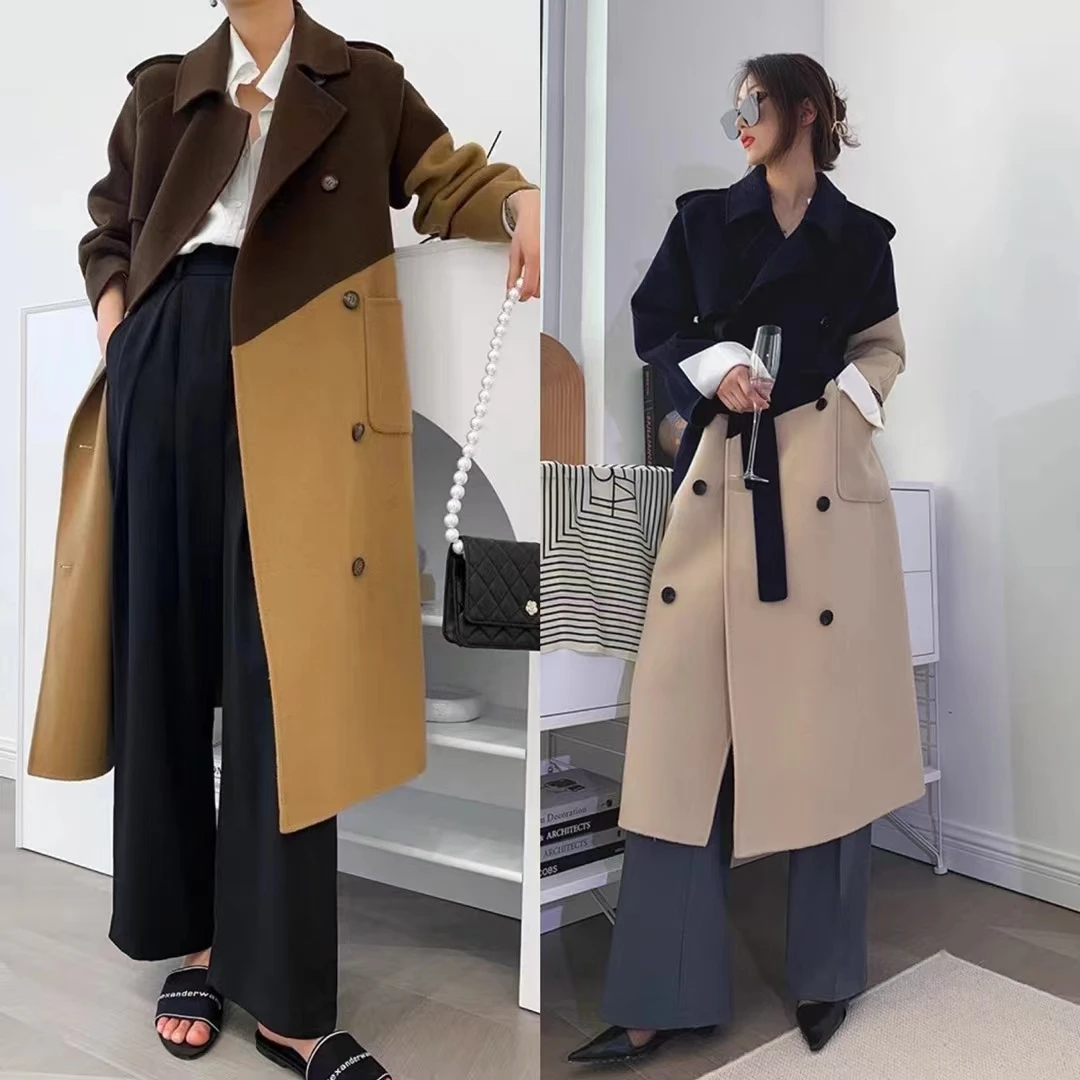 女装毛妮长款外套